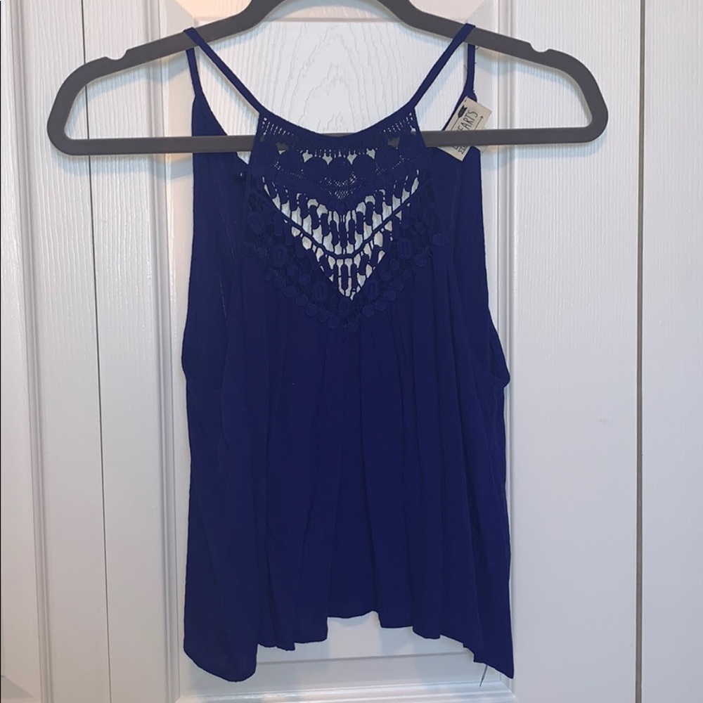 Royal blue top